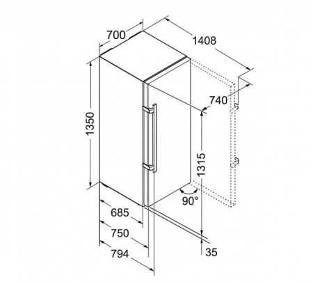 Морозильник LIEBHERR GN 3835