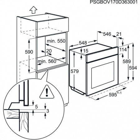 Духовой шкаф AEG BCR742350B