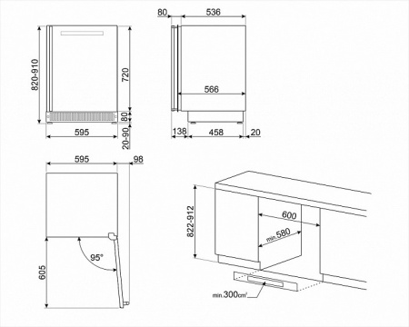 Винный шкаф SMEG CVI138RG