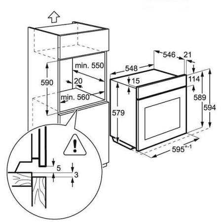 Духовой шкаф AEG BCR748380B