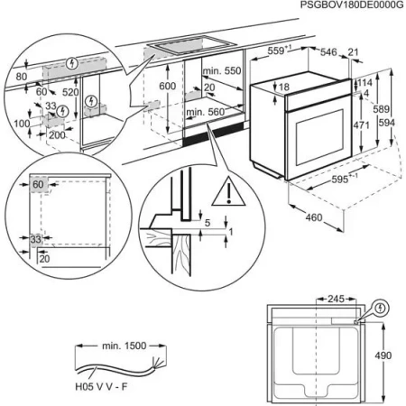 Духовой шкаф ELECTROLUX KOBAS3XT