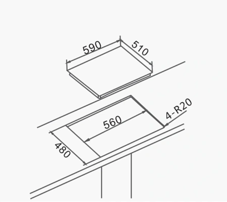 Варочная поверхность ELTRONIC 33-01 черный