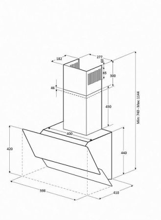Вытяжка KUPPERSBERG F 600 W