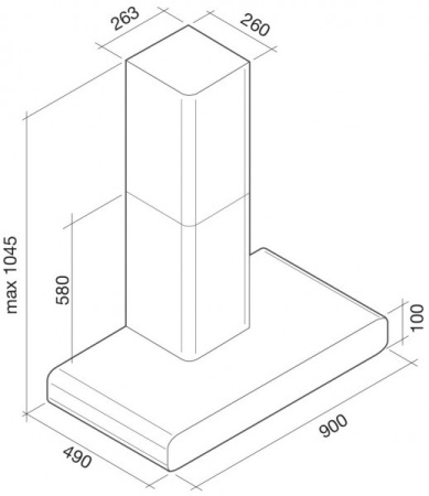 Вытяжка BOSCH dib 09t150