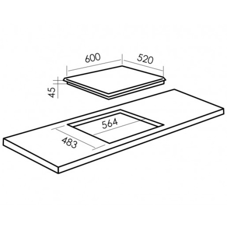 Варочная панель MBS PG-615WH