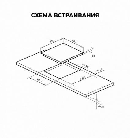 Варочная поверхность LEX EVI 431A GR