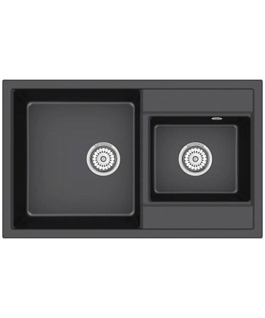 Кухонная мойка KUPPERSBERG MODENA 80 NL 1,5B DEEP BLACK