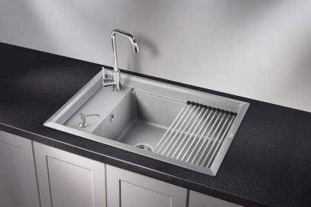 Кухонная мойка GRANULA KS-7305 алюминиум