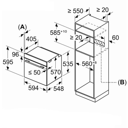 Духовой шкаф BOSCH HRA334EB1