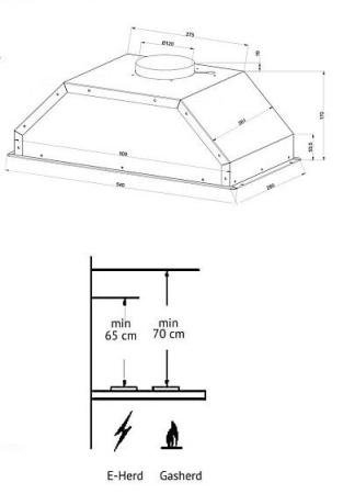 Вытяжка KUPPERSBERG INLINE 60 C