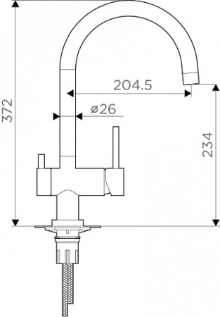 Смеситель OMOIKIRI Yamada-BN 4994225