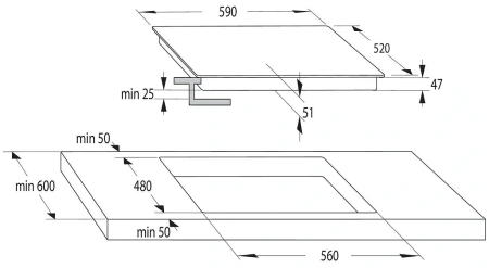 Варочная поверхность GORENJE ECT64BSCE