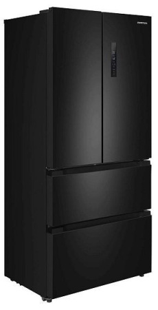Холодильник MEFERI MFR83BLACK IX TOTAL NO FROST FRENCH DOOR COMFORT