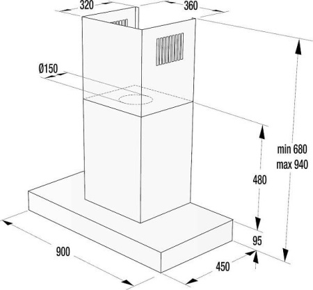 Вытяжка GORENJE WHT98INI