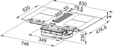 Варочная поверхность FRANKE FMY 8391 HI (340.0705.226)