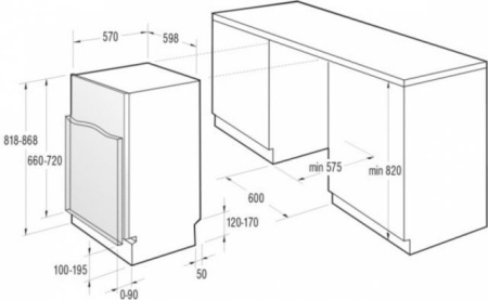 Посудомоечная машина GORENJE gv 65324 xv