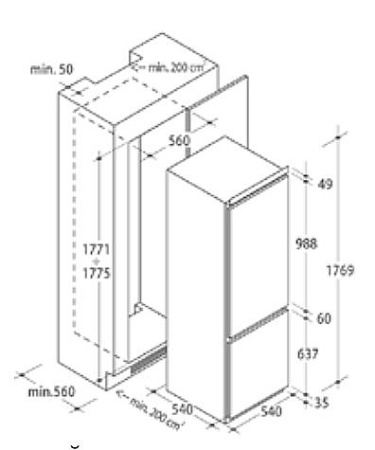 Холодильник CANDY CKBBS 172 FT