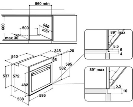 Духовой шкаф WHIRLPOOL  akzm8510/ix