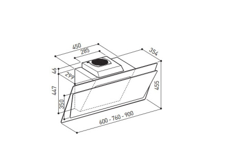 Вытяжка KORTING khc 67070 gwn
