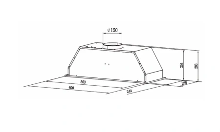 Вытяжка KORTING KHI 60087 N