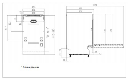 Встраиваемая посудомоечная машина GORENJE MGV5511