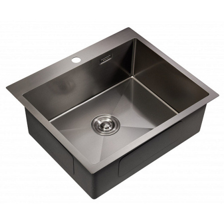 Кухонная мойка MILACIO Denia 59 Steel MC.77499 вороненая сталь