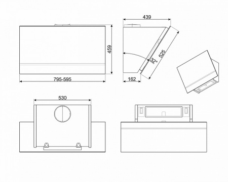 Вытяжка SMEG KV26S