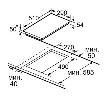 Варочная поверхность MAUNFELD AVCE3024SBK