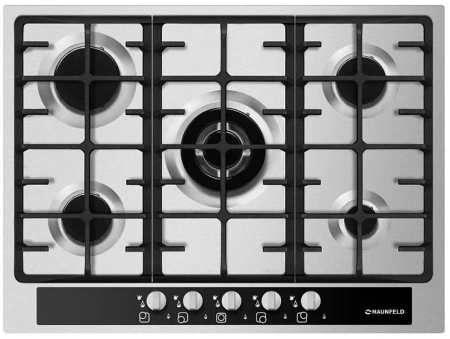 Газовая поверхность MAUNFELD mghs.75.72s_inox (нержавейка)