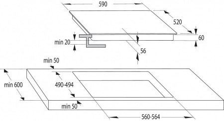 Варочная панель GORENJE ECT63ASC