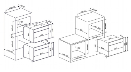 Электрический духовой шкаф SMEG SFP4120PZ