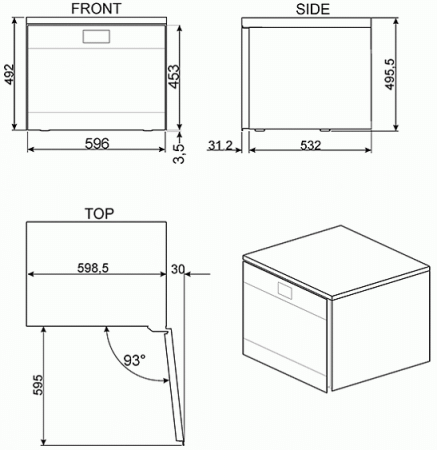 Встраиваемый винный шкаф SMEG CVF318X