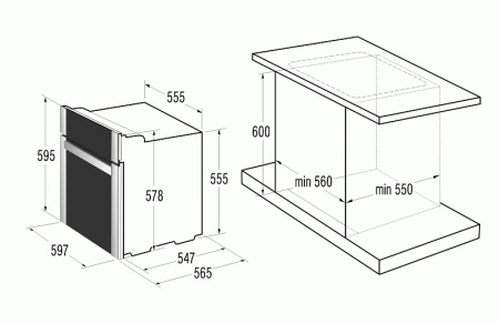 Духовой шкаф GORENJE bc 53 w