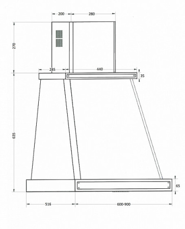 Вытяжка KUPPERSBERG t 669 ant bronze