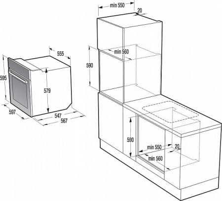 Духовой шкаф GORENJE BO 625E10 WG