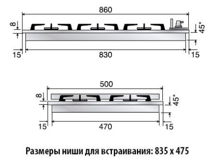 Варочная поверхность ILVE H39PCNV/X