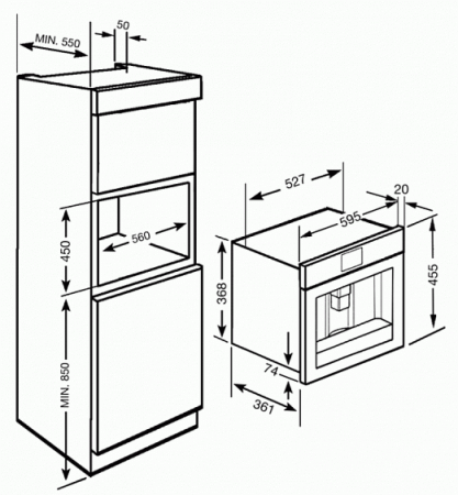 Кофемашина SMEG cmsc45b