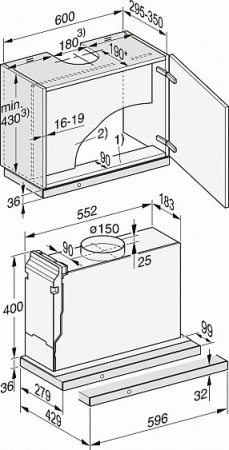 Вытяжка MIELE DAS 4631