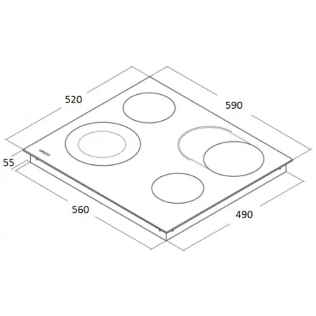 Варочная поверхность AKPO PKA 60 9218 BL