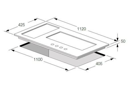 Варочная панель FULGOR FCH 905 G DWK WH