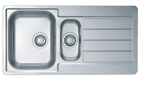 Кухонная мойка ALVEUS Line 10 NAT-90 1064281 (в комплекте с сифоном 1130555)