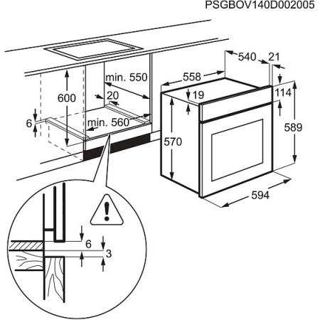 Духовой шкаф ELECTROLUX RZB2100AJK