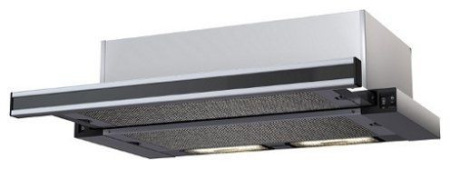 Вытяжка KRONASTEEL kamilla 500 dark glass inox