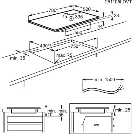 Варочная поверхность AEG NIR86T08FB