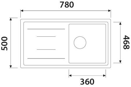 Кухонная мойка KAISER KGM-7850-SB