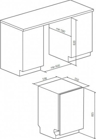 Посудомоечная машина GRAUDE VG 60.1