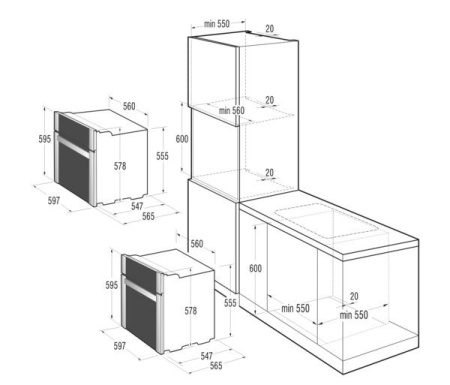 Духовой шкаф Gorenje GP 852 X нержавеющая сталь