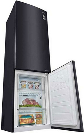 Холодильник LG GB-B60MCPFS черный