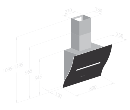 Вытяжка BELTRATTO cpa 80v