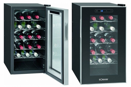 Винный шкаф BOMANN KSW 345 СЕРЕБРО